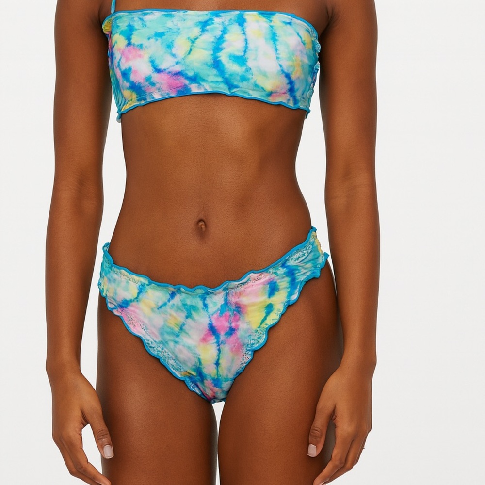 No Boundaries Multicolor Tie-Dye Bikini
